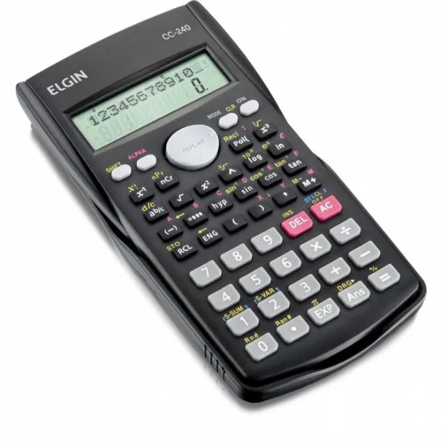 Calculadora Cientifica 240 Funcoes Cc240 Preta *ENTREGA GRÁTIS*