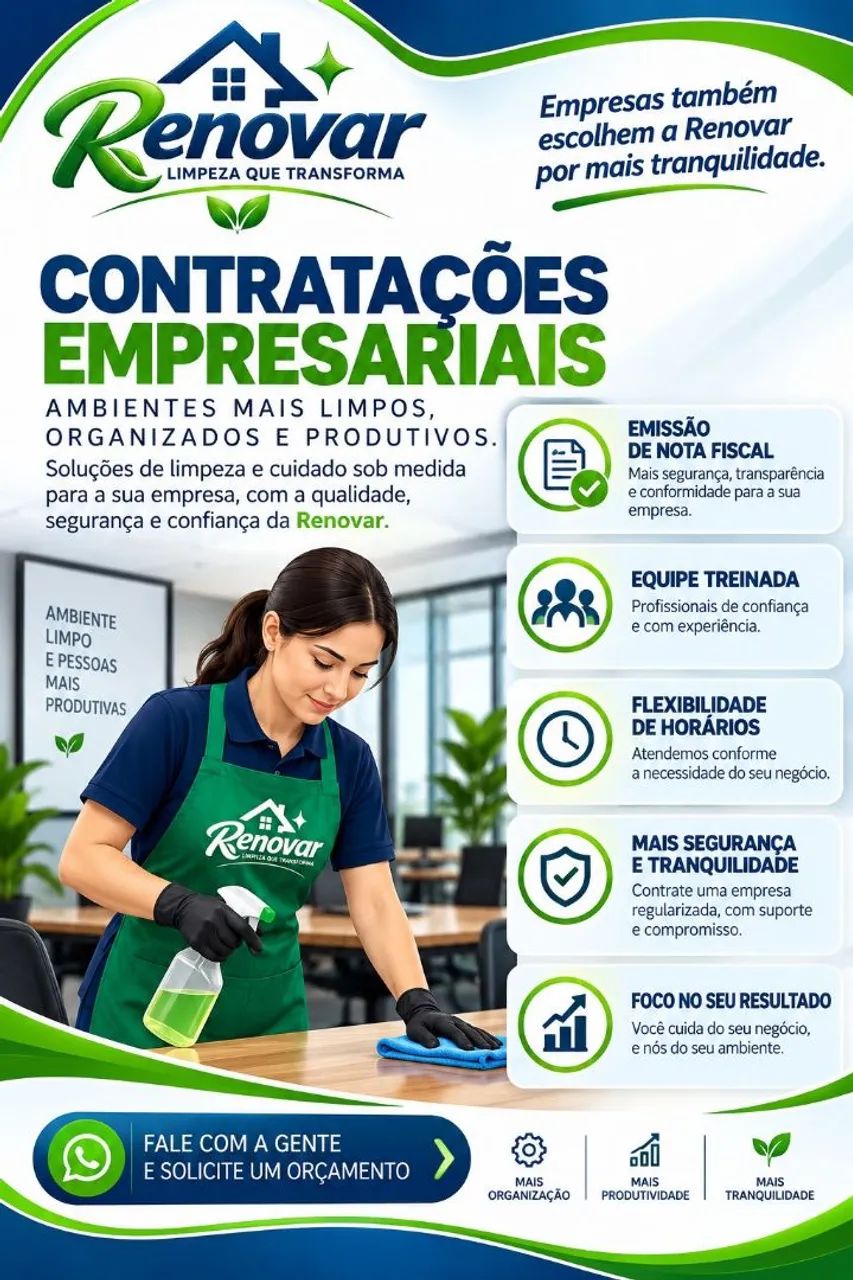 Faxinas e soluções em Limpeza - Renovar  - Foto 4