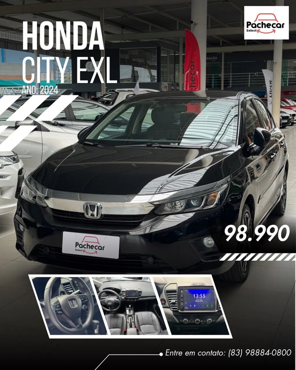 Honda City 1.5 EXL 16V FLEX 4P AUTOMÁTICO 2024