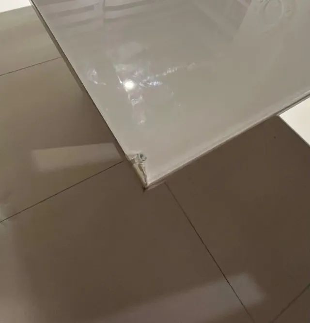 Mesa de jantar vidro leitoso - Foto 2
