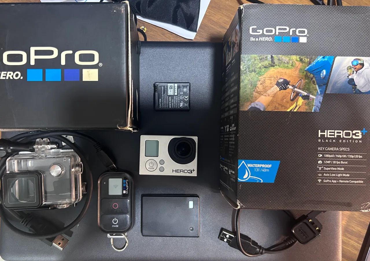 GoPro HERO3+ e acessórios 