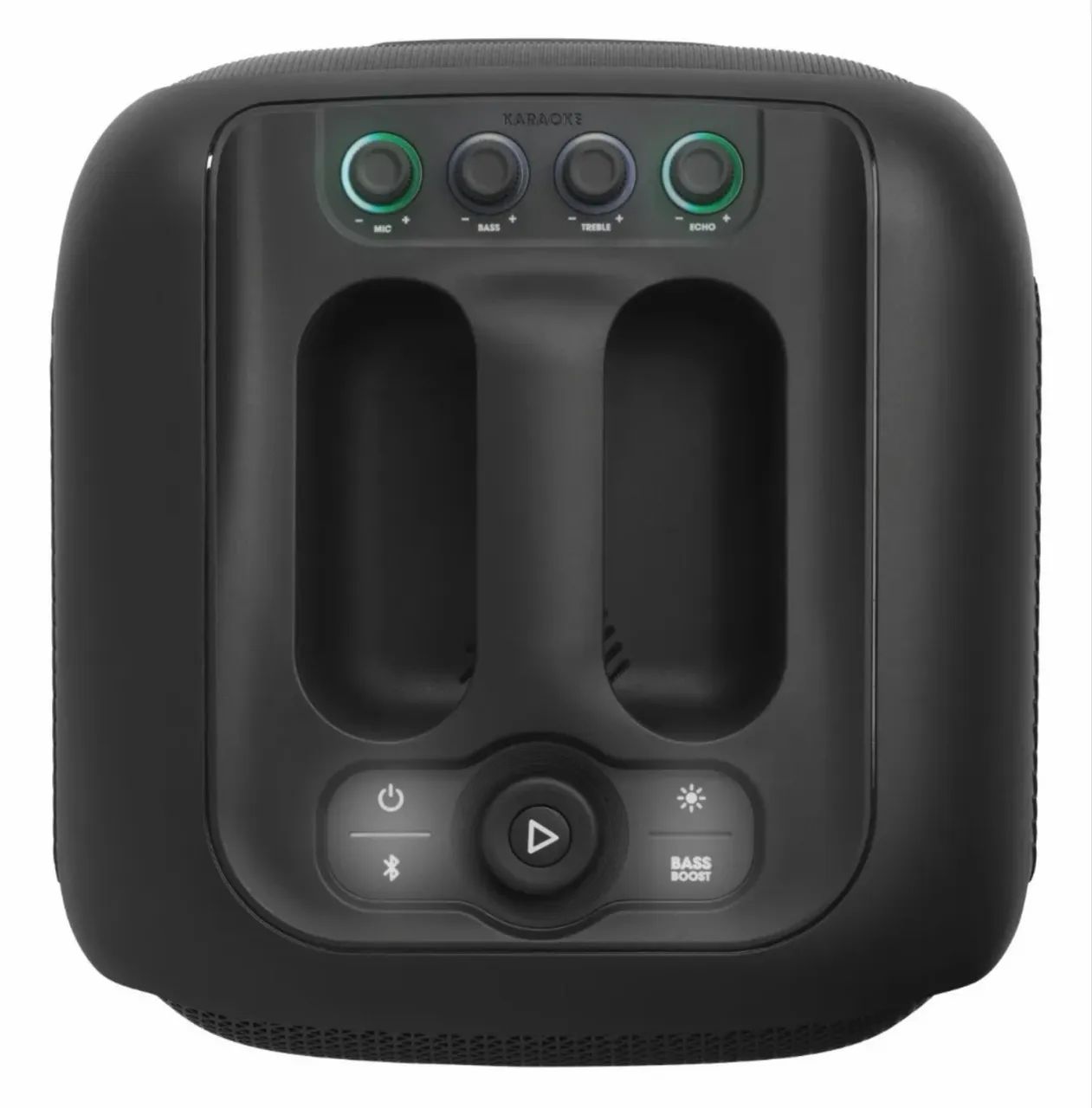 Caixa De Som Bluetooth Partybox  Com 2 Mic - Jbl Cor Preto - Foto 2