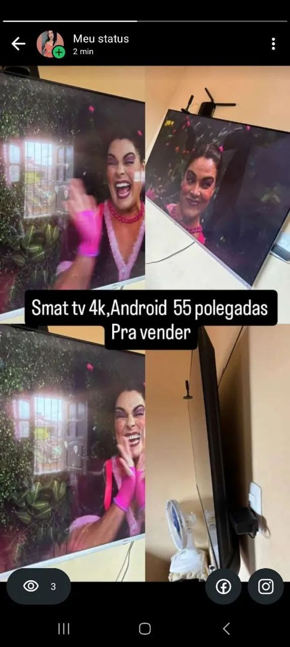 Tv smart 55 polegadas 4k,Android 