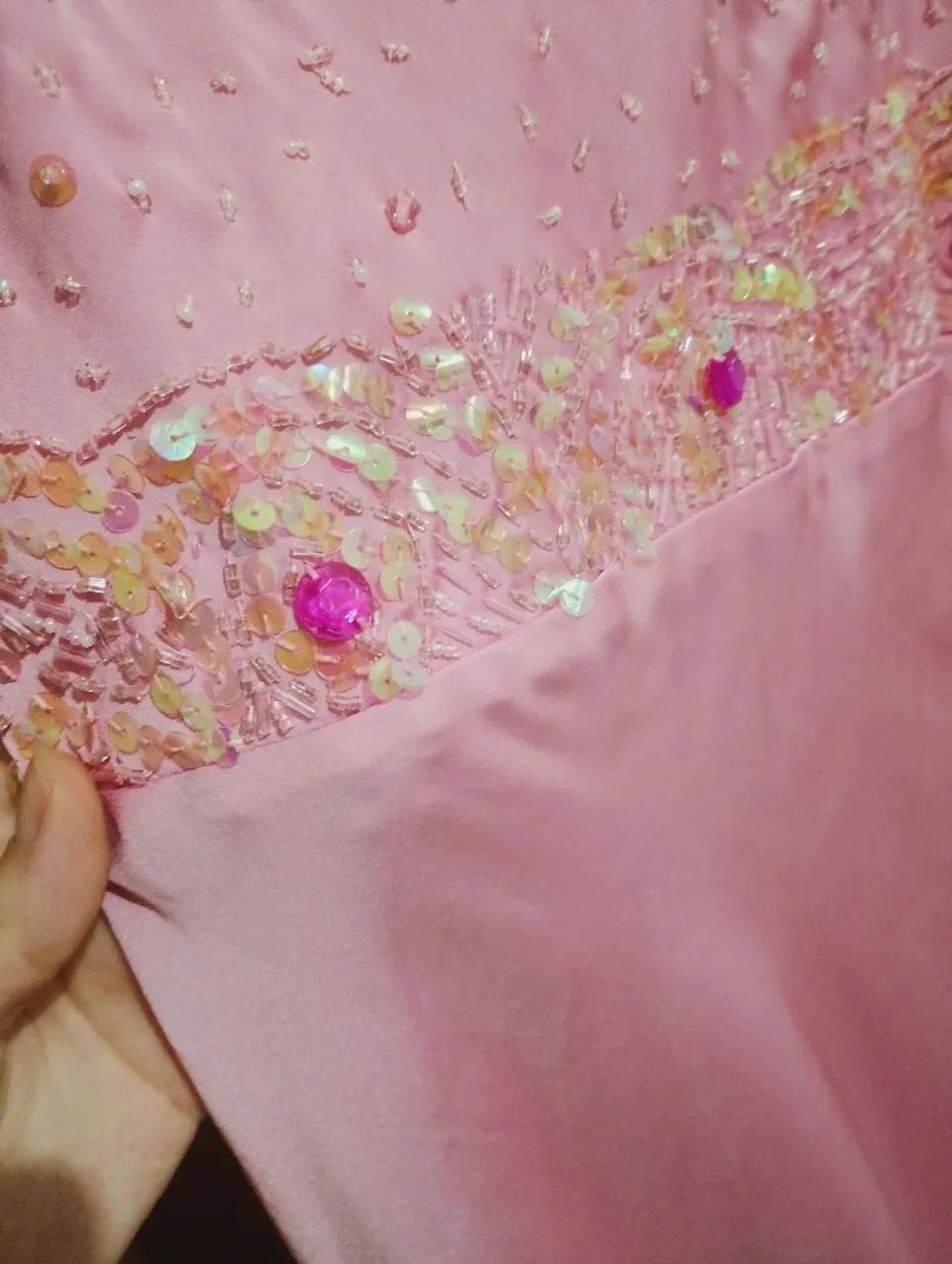 Vestido vintage rosa - Foto 3
