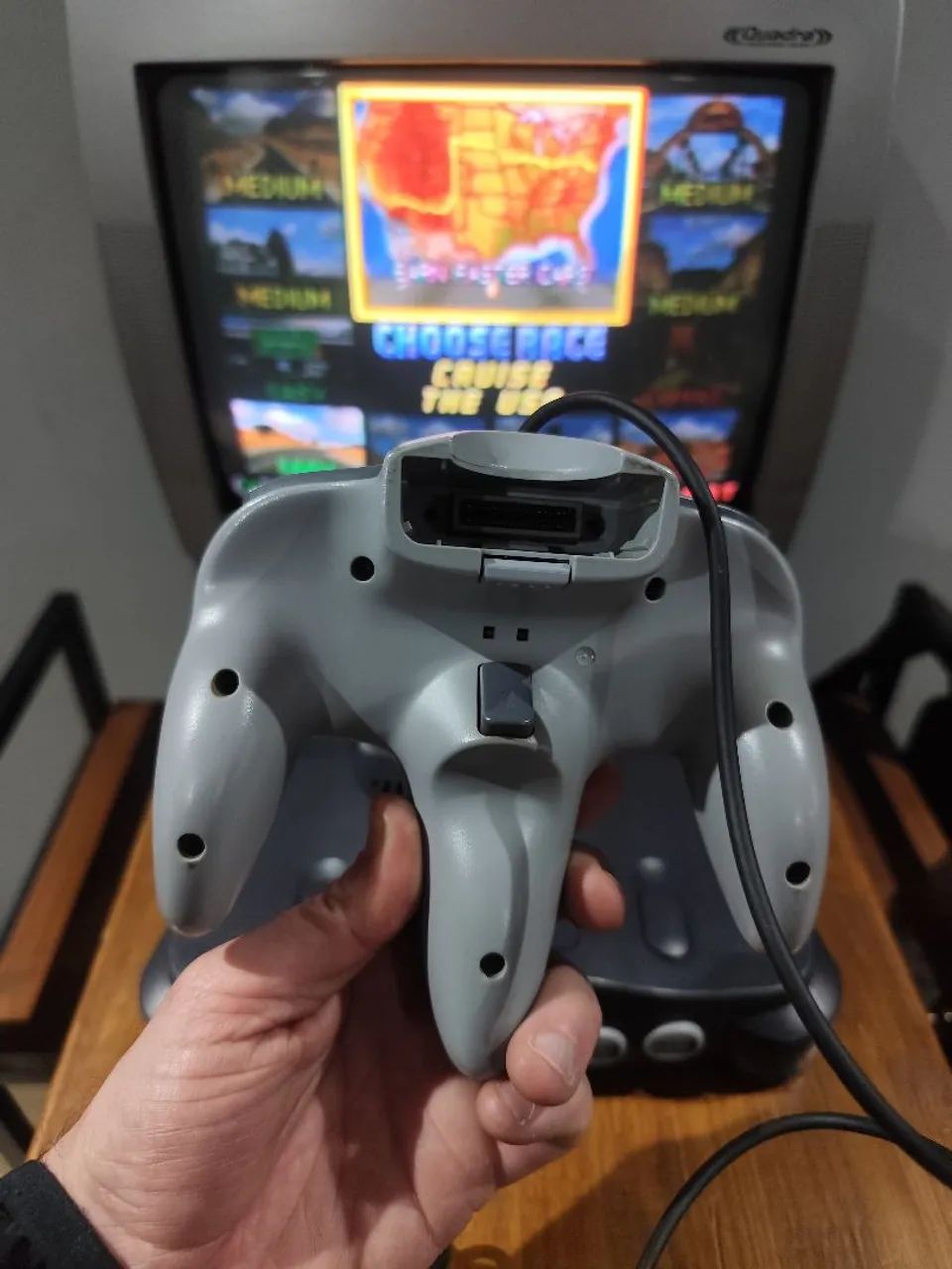 Nintendo 64 com Controle e jogo  - Foto 3