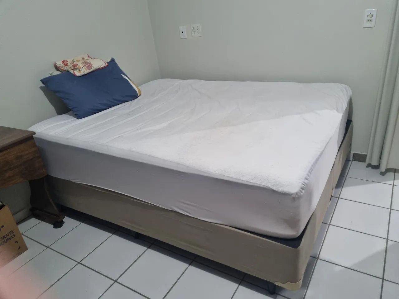 Vendo cama box queem - Foto 2