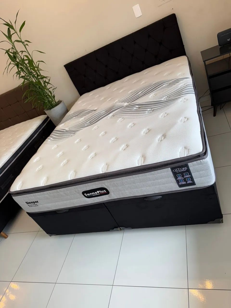 Cama Queen Size COM COLCHÃO OTTORE TOP - Entrego!  - Foto 5
