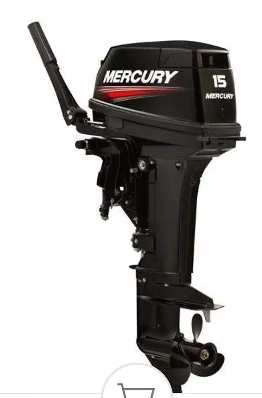 Motor de Popa 15 HP Mercury Super zero  - Foto 2