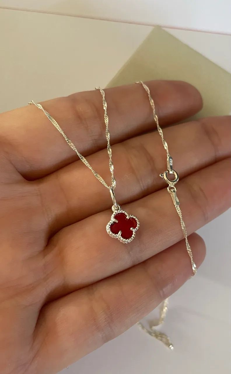 Conjunto novo de prata 925 