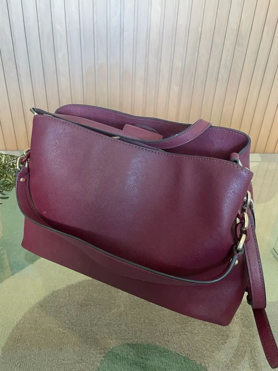 Bolsa Michael Kors Vinho - Foto 3