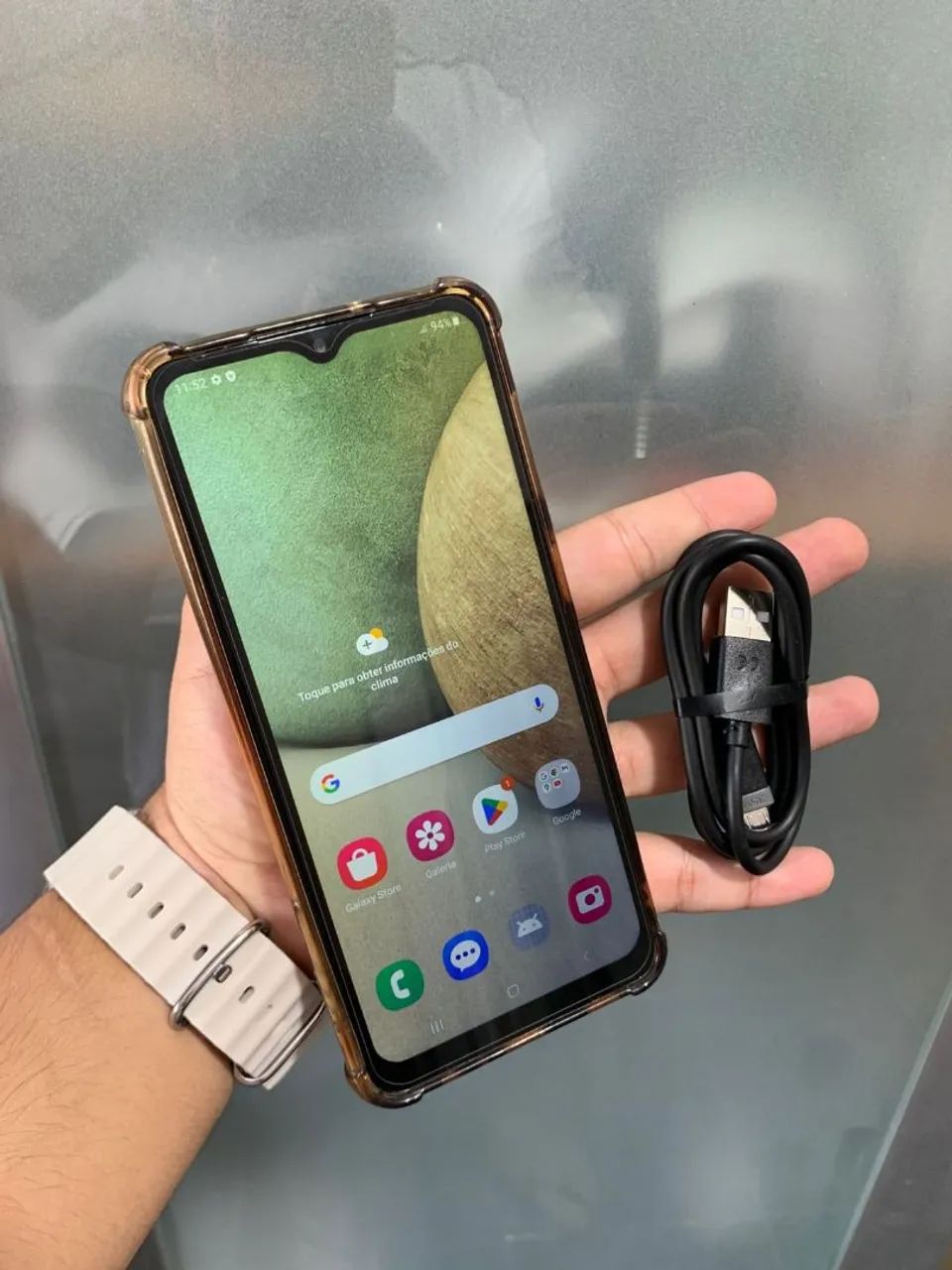 Galaxy A12 Branco 64 GB - Foto 5
