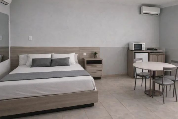 Kitnet, suíte, stúdio com um quarto e banheiro