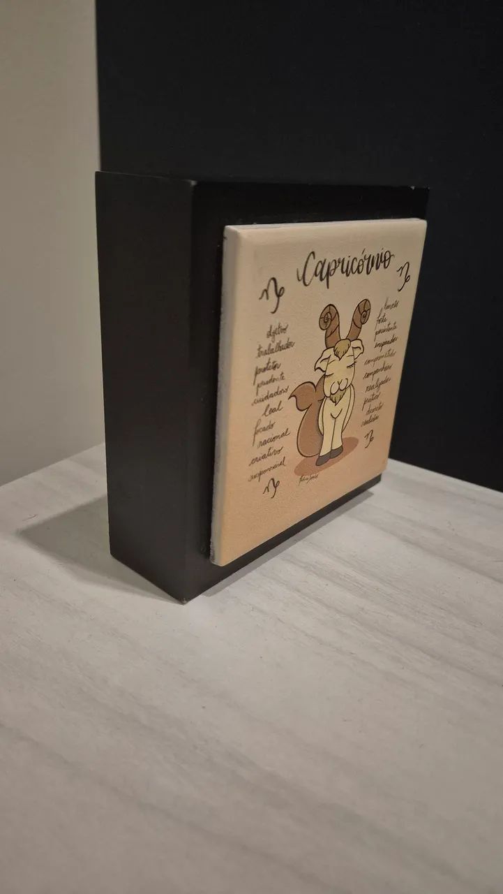 Bloco decorativo Capricórnio  - Foto 2