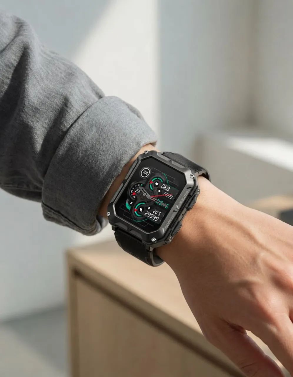 Smartwatch C20 Pro Inteligente | Design Militar, Bluetooth e Alta Performance - Foto 4