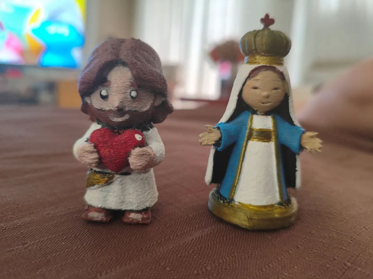 Chaveiro jesus e maria 