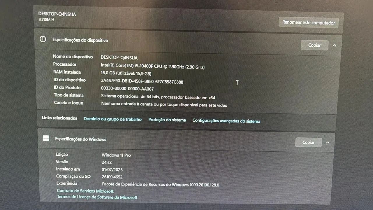 VENDO PC GAMER I5 + RTX 3050 - Foto 4