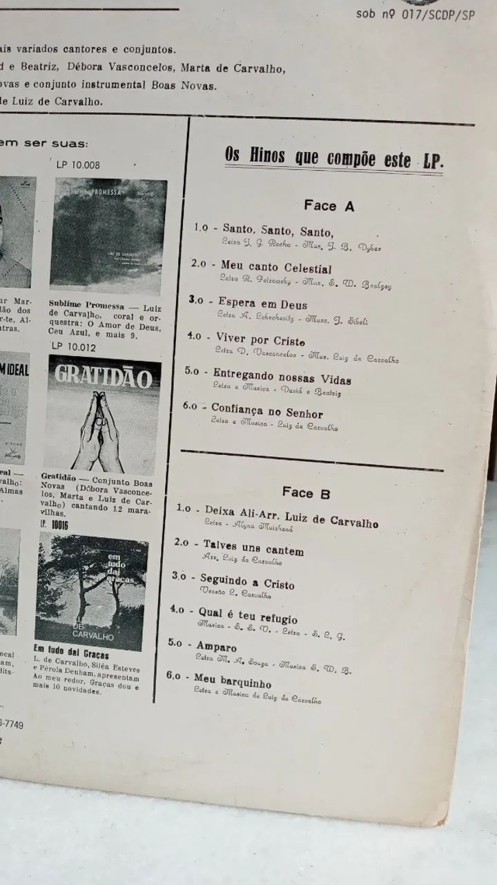 lp vinil - gratidão 1975 - gospel - Foto 5