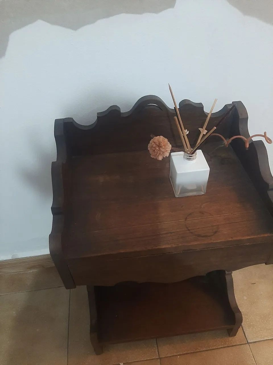 Peça antiga em madeira  - Foto 3