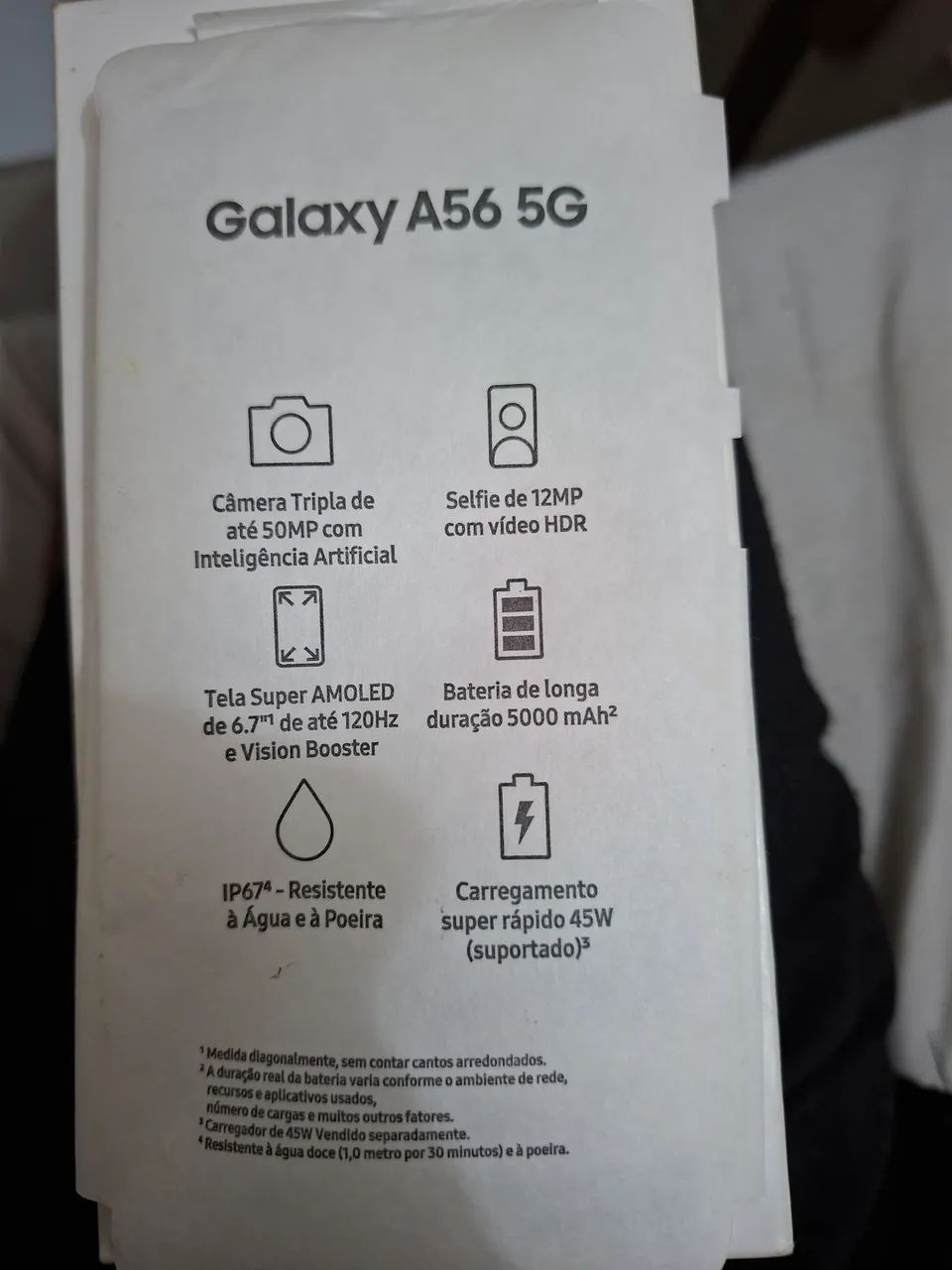 Celular Samsung Galaxy A56 5g 128gb 8gb Ram<br><br>Cinza - Foto 4