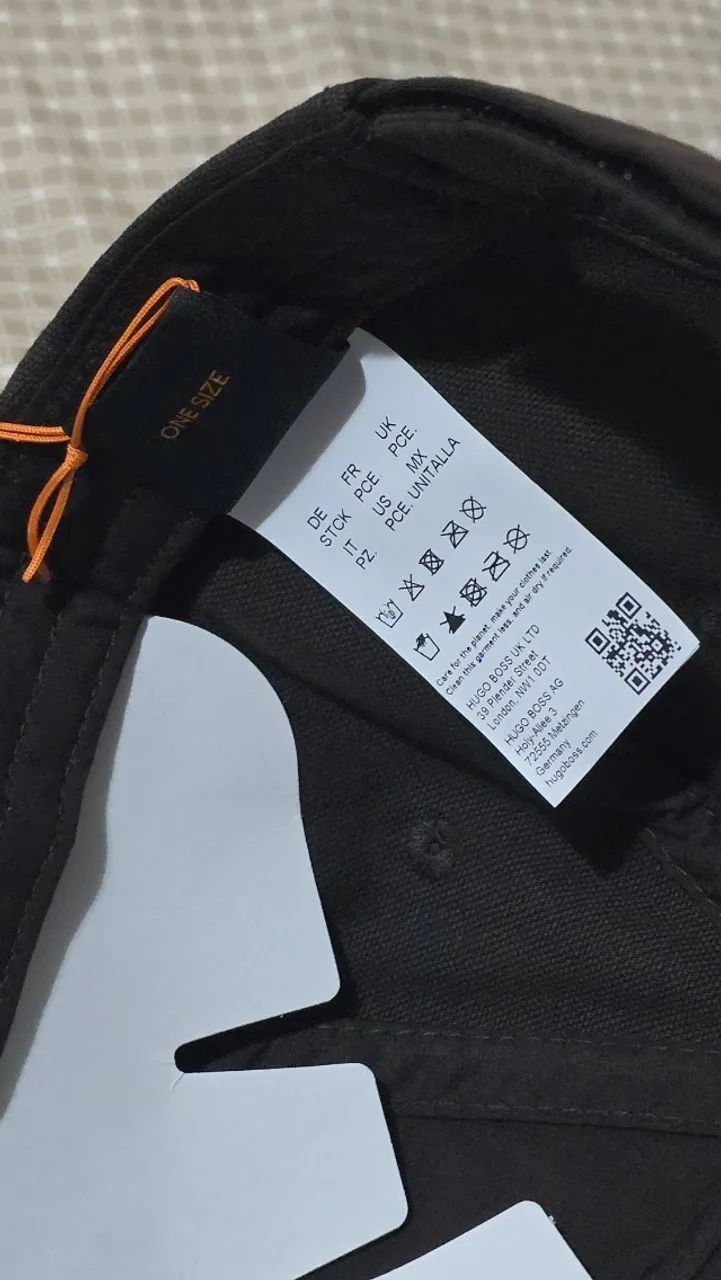  boné hugo boss marrom escuro original  - Foto 3