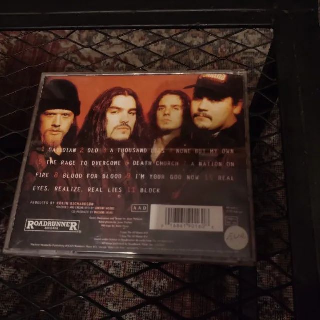 CD DUPLO Machine Head - Burn My Eyes original - Foto 4