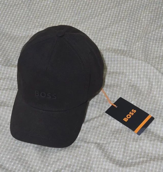  boné hugo boss marrom escuro original 