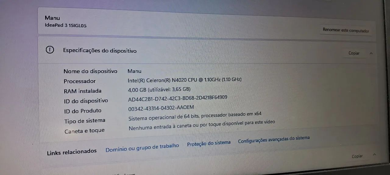 LENOVO IDEAPAD 3 - Foto 3