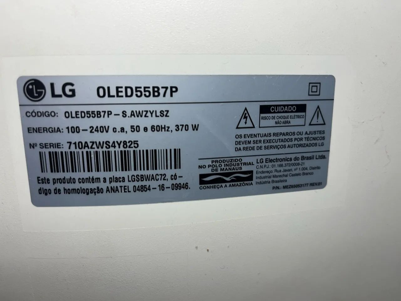 TV LG 55 Polegadas com defeito - Foto 3