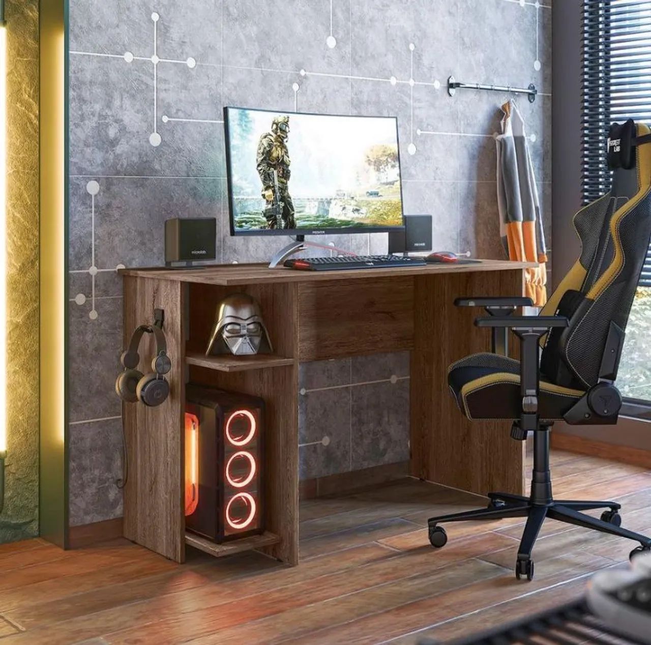 Mesa Office Na Promoção/Entrega É Montagem Grátis Loja R L Moveis  - Foto 2