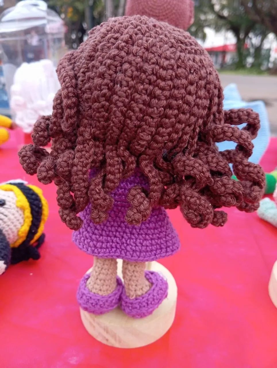 BONECA MORGANA DE AMIGURUMI 