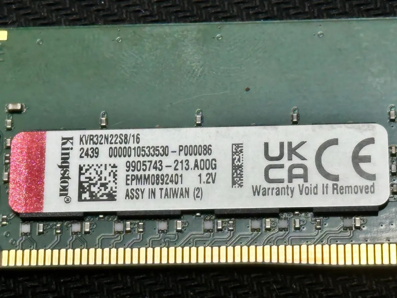 Memória RAM 1x16GB Kingston 3200MhZ - Foto 2