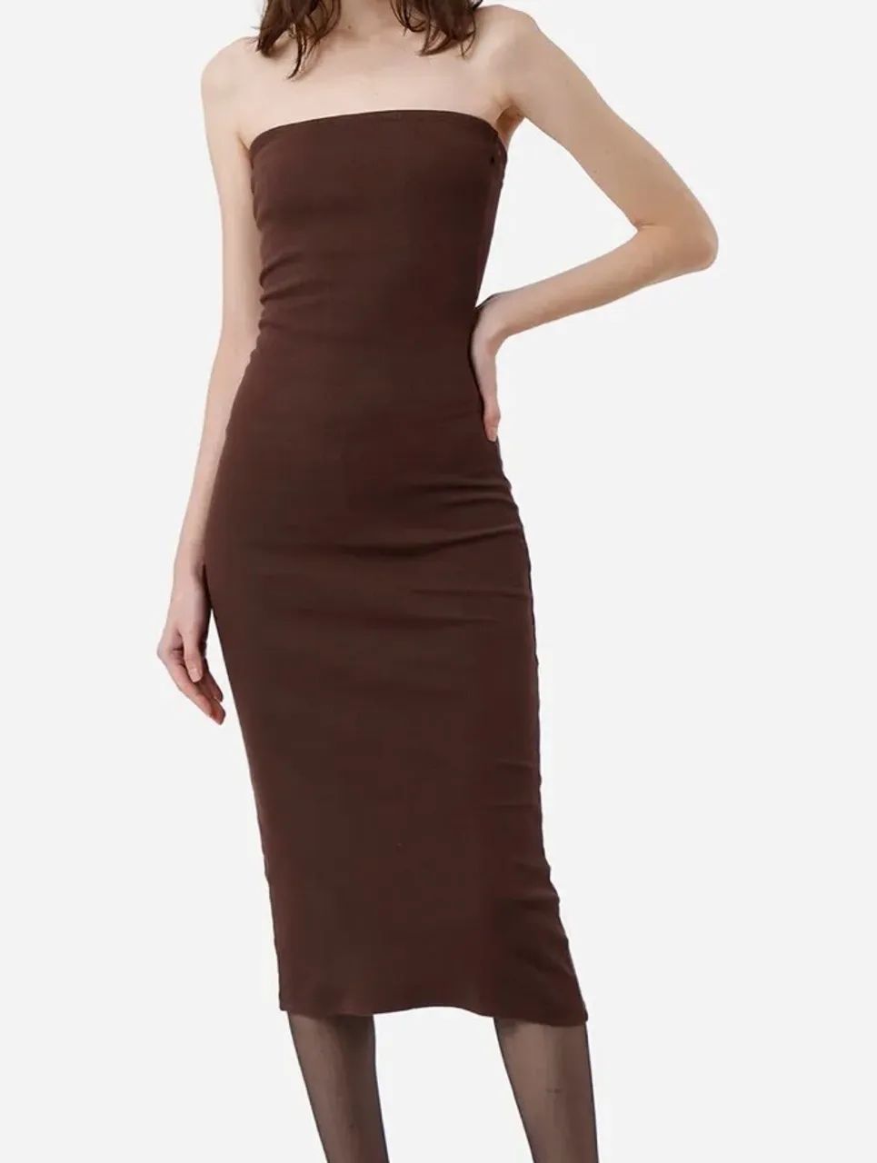 Vestido canelado C&A