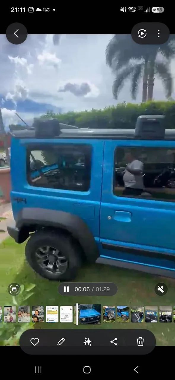 Rack de teto transversal para jimny - Foto 3