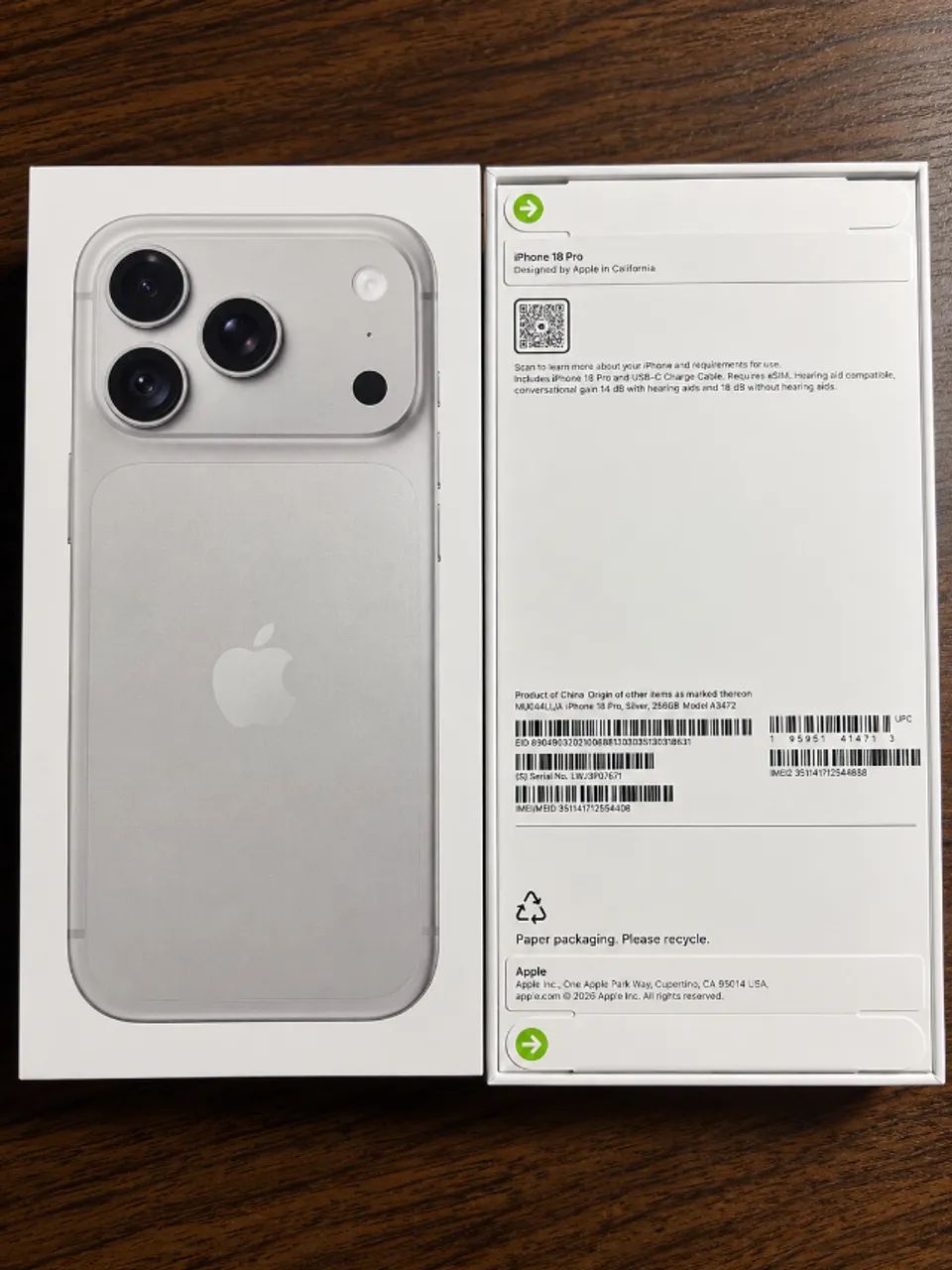 IPHONE 18 PRO | 256GB