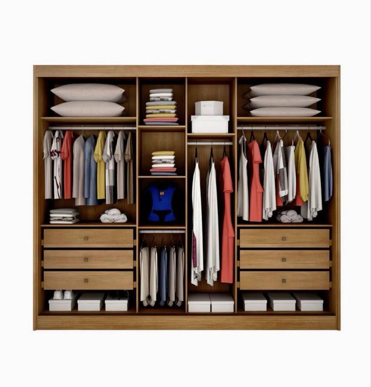 Guarda Roupa 3 Portas com Espelho  - Foto 5