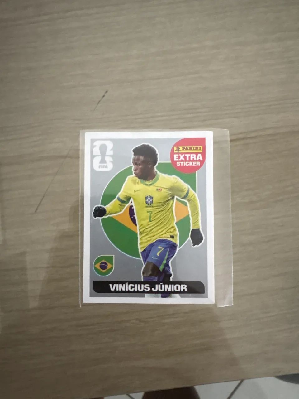 Figurinha Legend Vini Jr PRATA
