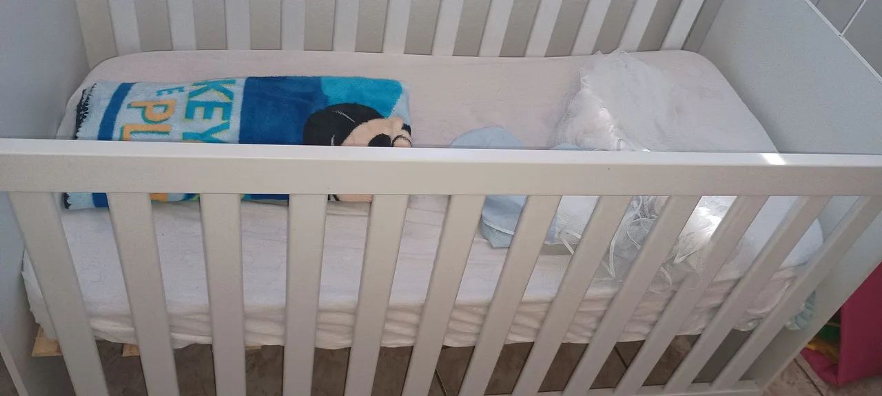Vendo Berço Ditália Multiuso 3x1 Branco  - Foto 2