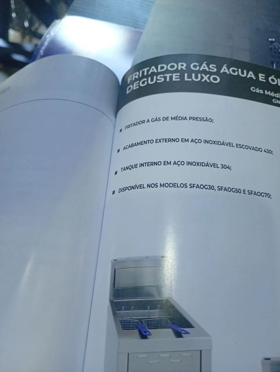 Fritadeira a Gás, Água e óleo  - Foto 3