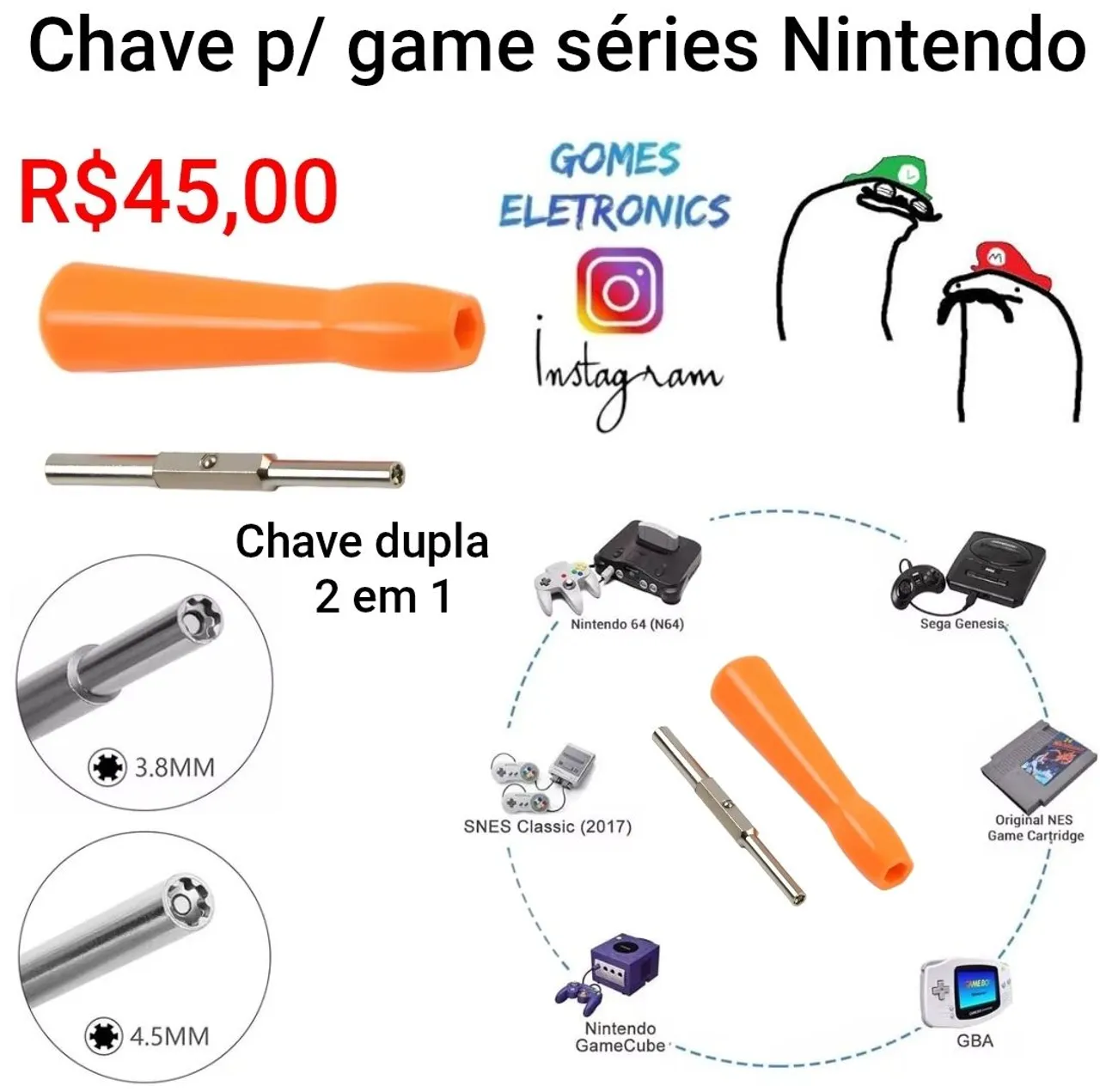 chave nintendo 64
