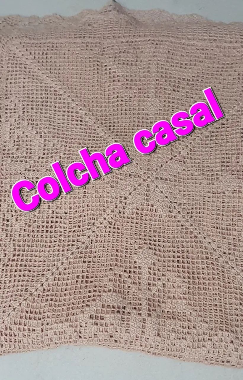 Col c há crochê casal - Foto 3