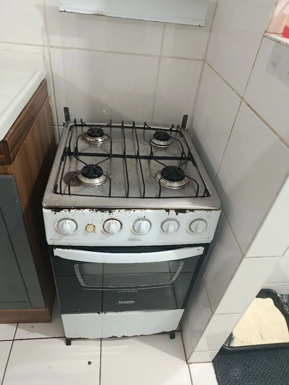 Desapego fogão 4 bocas branco  - Foto 2