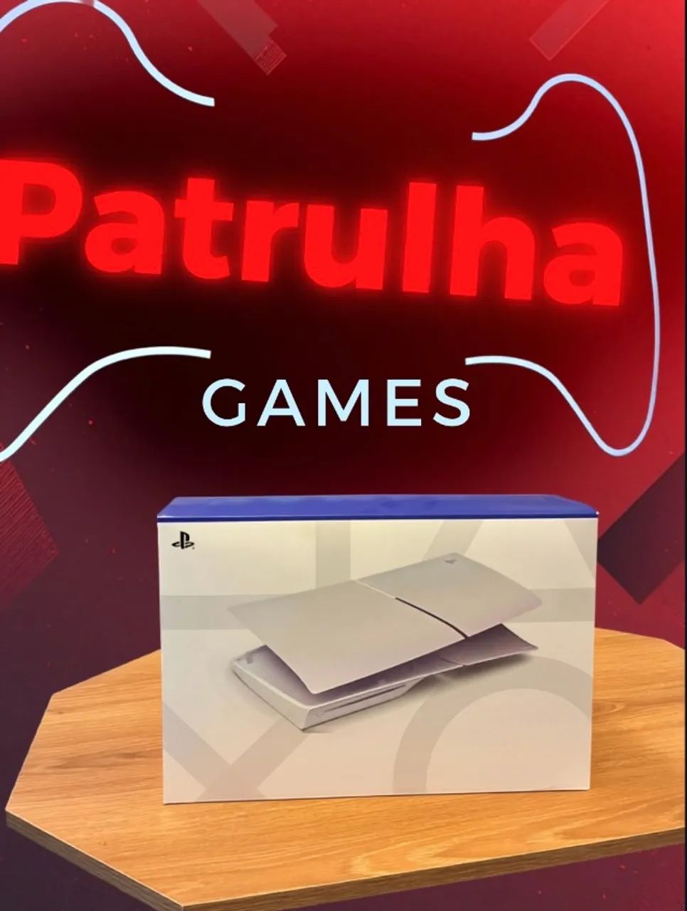Capa para PS5 Slim Nova | Personalize seu Console com Estilo