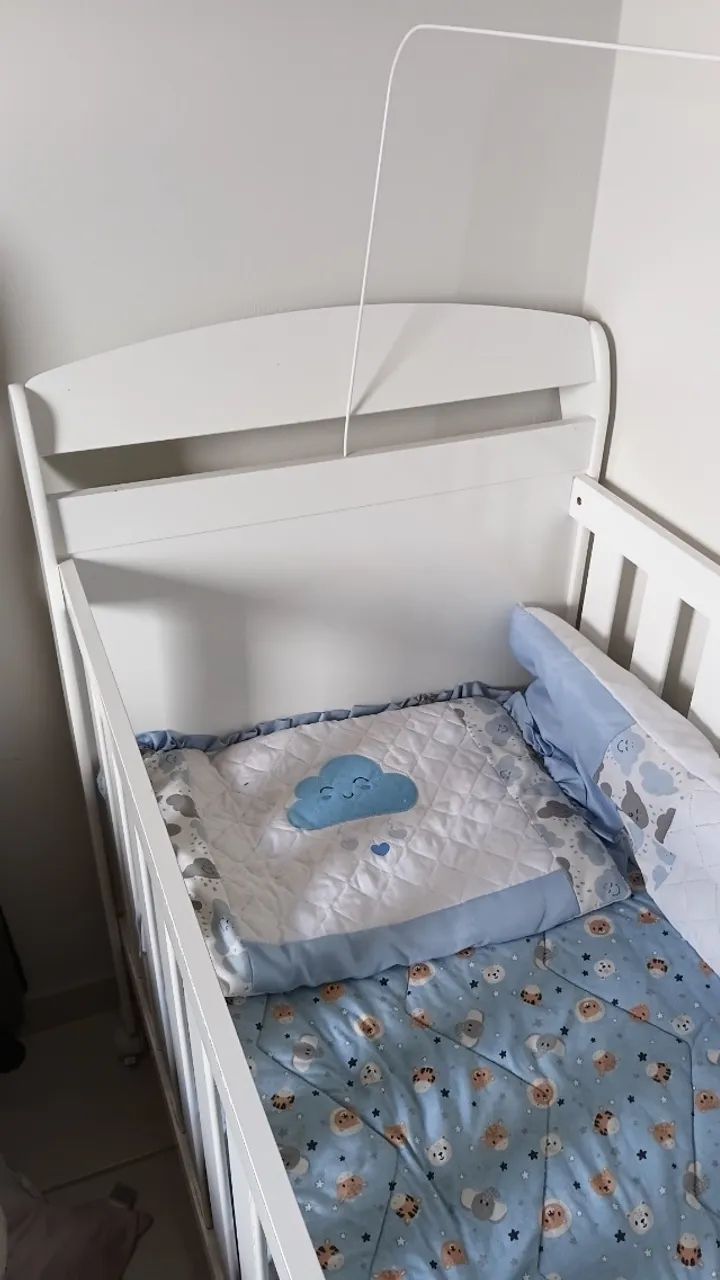 Berço para bebê com colchão  - Foto 3