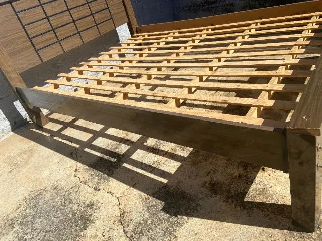 CAMA DE CASAL COMPLETA COM ESTRADO - Foto 4