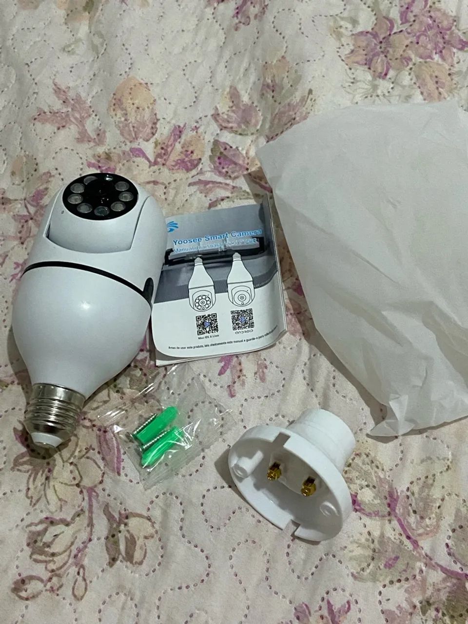 Câmera Ip Wi-Fi Inteligente  - Foto 4