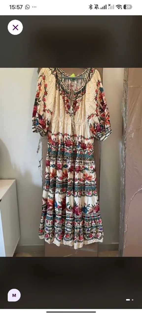 Vestido Farm Marias bordadeiras  - Foto 5