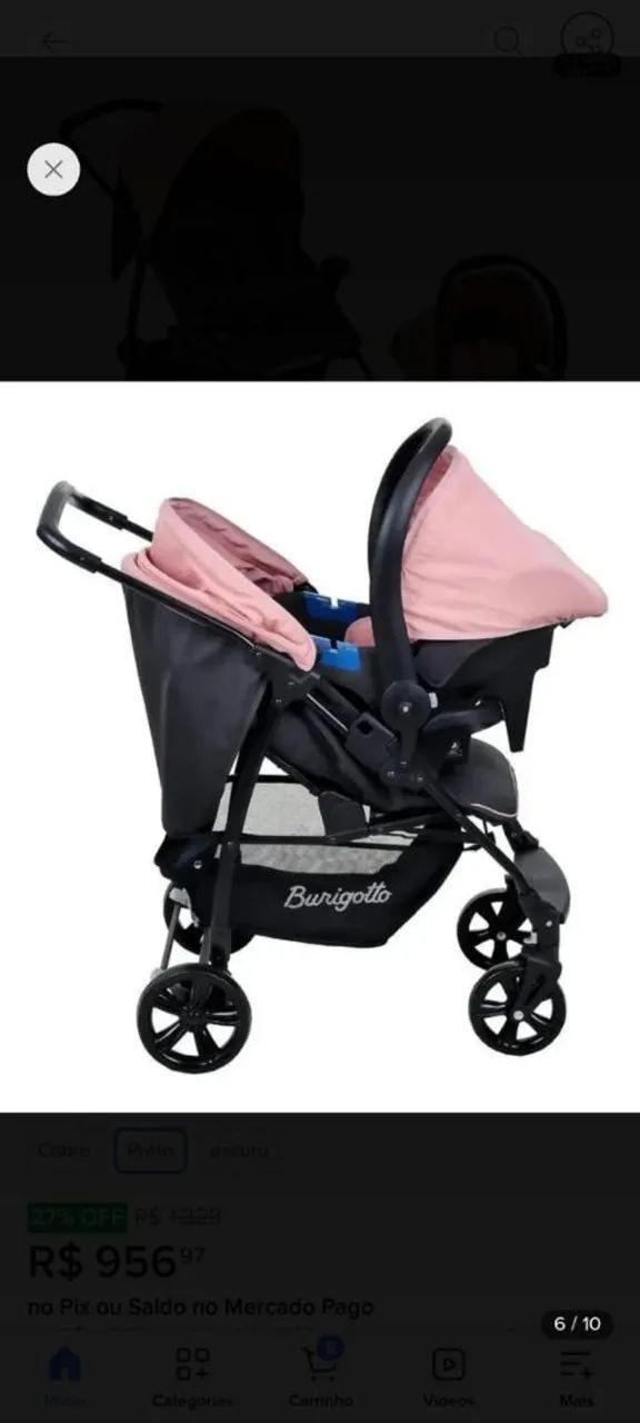 Bebê conforto e carrinho de bebê! - Foto 2