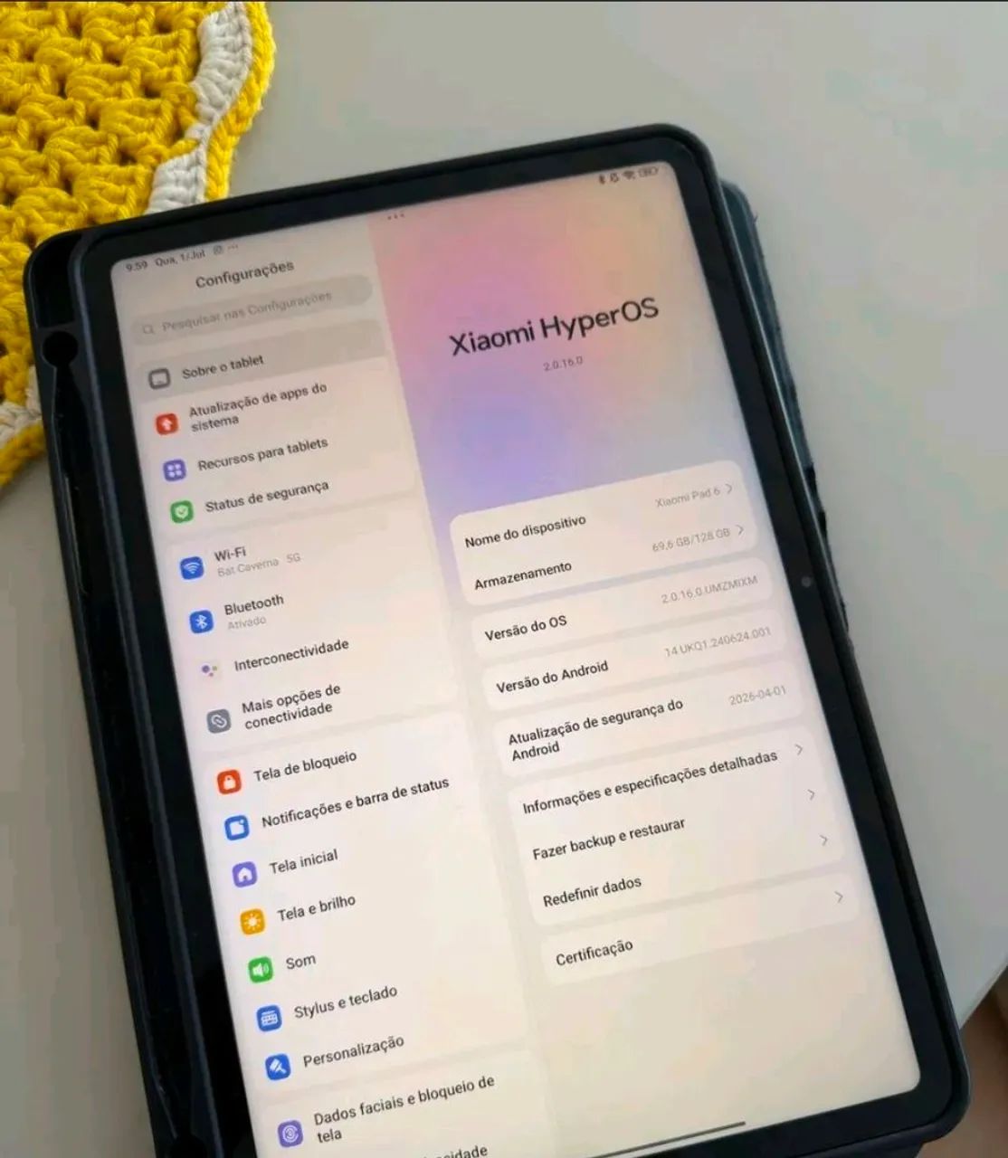 MI PAD 6 144HZ SNAP 865 NA CAIXA