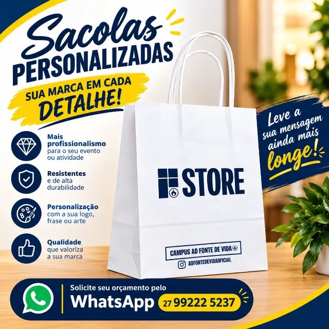 Bolsa de Papel Personalizada - Ikonne * - Foto 2
