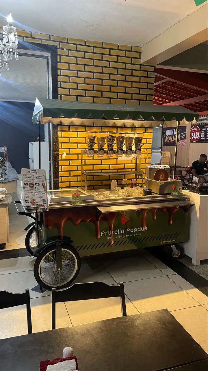 Carrinho Gourmet para Açaí, Sorvete e Sobremesas - Foto 3